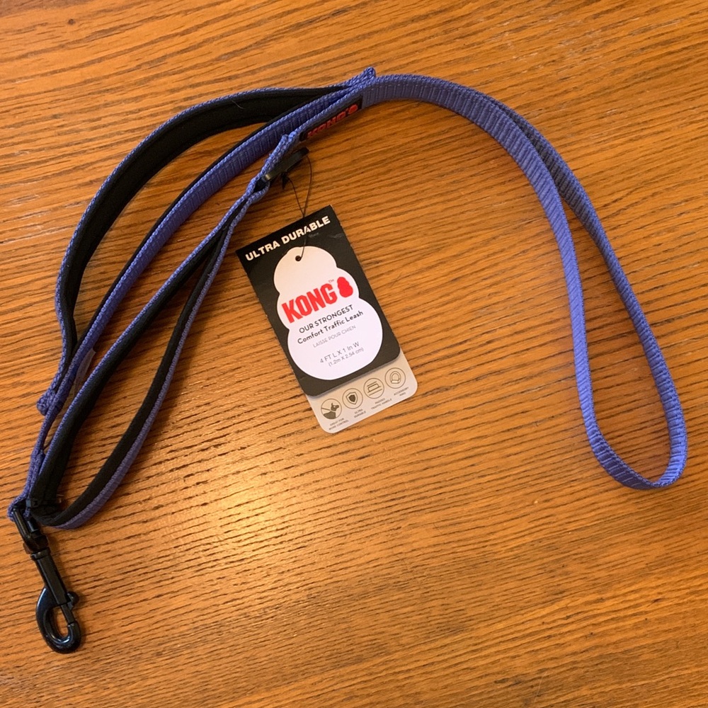 KONG Sturdy Blue and Black Dog Leash